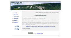 Desktop Screenshot of gaja.hu